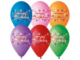 Воздушные шары 8" 1103-0926 " Happy Birthday " 21.0 см