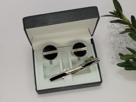 Запонки с зажимом мужские ( в уп. 1 н-р. по 47,00 грн ) 2-8651.3