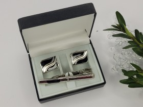 Запонки с зажимом мужские ( в уп. 1 н-р. по 47,00 грн ) 2-8651.4