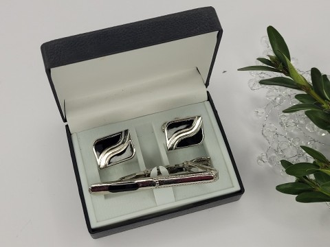 Запонки с зажимом мужские ( в уп. 1 н-р. по 47,00 грн ) 2-8651.4