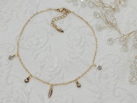 Браслет на ногу XUPING ( 22,0см + 3.0 см ) B00603