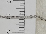 Цепочка серебро "Stainless steel" DYM-111 ( 50.0 + 5,0 см )