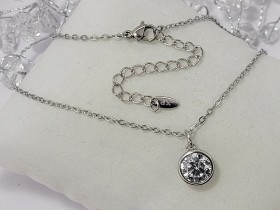 Цепочка + кулон серебро N00772 ( 40,0 + 5,0 см )