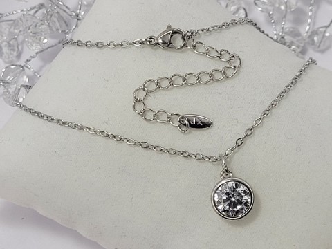 Цепочка + кулон серебро N00772 ( 40,0 + 5,0 см )