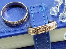Кольцо Xuping золото Спаси и сохрани R00040 ( 16, 21, 22 размеры )